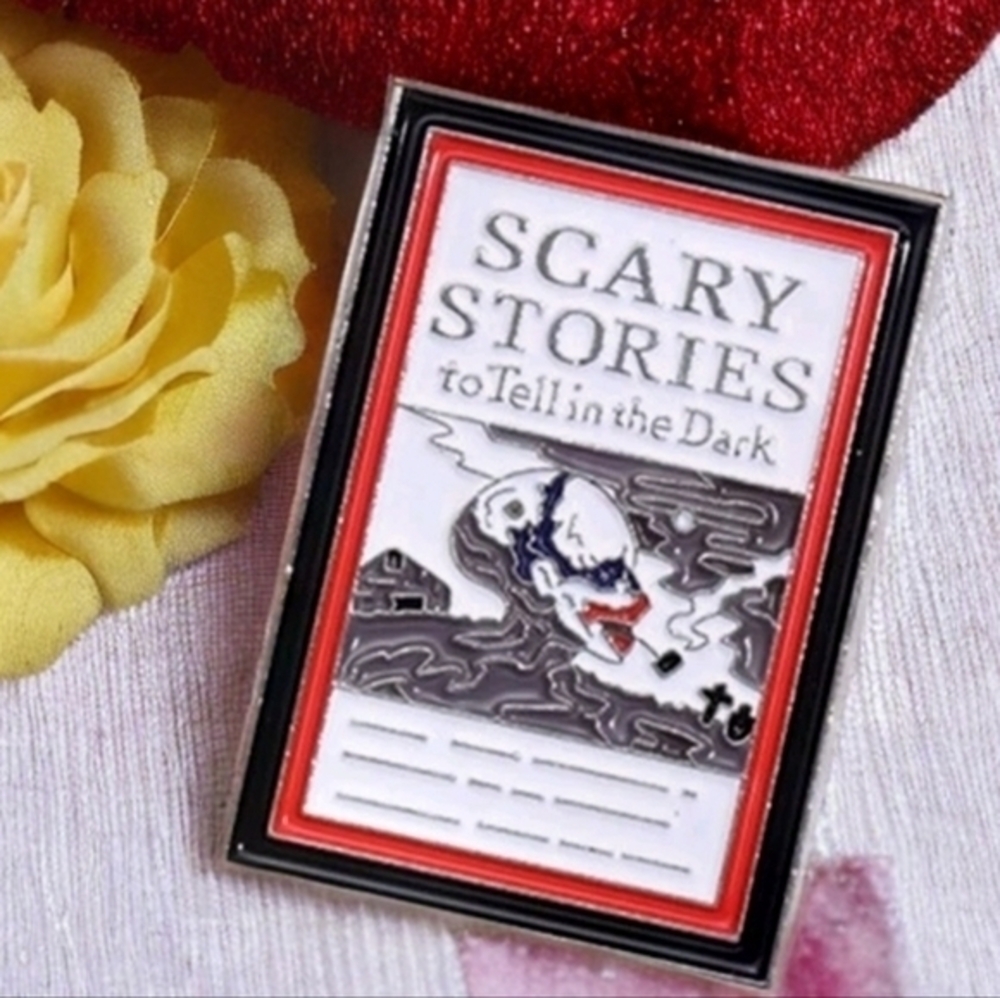 MODCLOTH LIMITED EDITION SCARY STORIES BOOK PIN BROOCH 1 - Picture 2 of 3